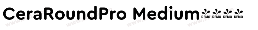 CeraRoundPro Medium字体转换